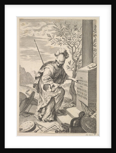 Minerva Instructs the Dauphin, 1640 by Claude Mellan
