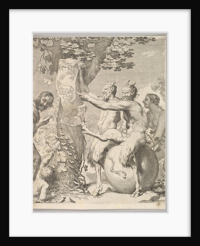 Satyrs, before 1645 by Claude Mellan