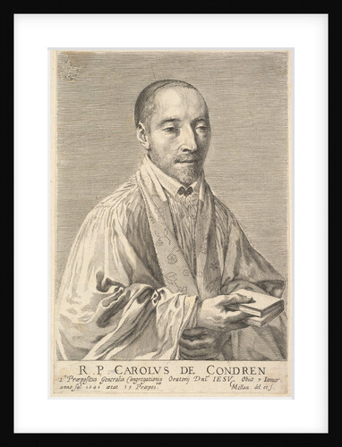 Le Père Charles de Condren by Claude Mellan