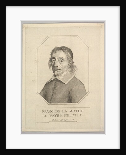 François de La Mothe Le Vayer, 1648 by Claude Mellan