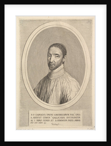 Le Père Charles Faure by Claude Mellan