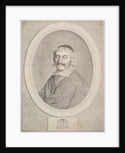 Alphonse III Delbène, Bishop of Orléans by Claude Mellan