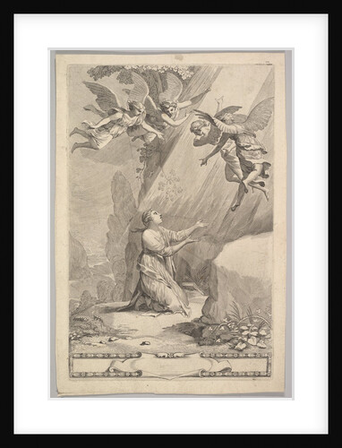 Title page for François de Sales, Introduction à la vie dévote, 1641 by Claude Mellan