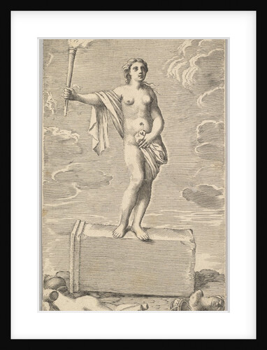 Feminine Figure by Claude Mellan