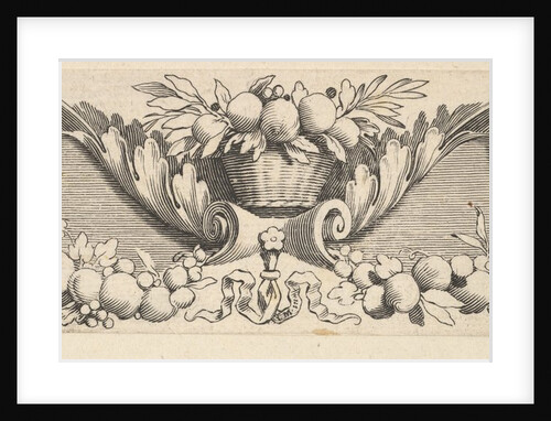 Headband: Basket of Fruit by Claude Mellan