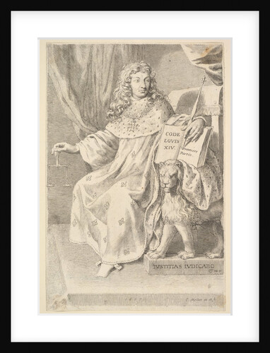 Title Page: Le Code Louis XIV, 1667 by Claude Mellan