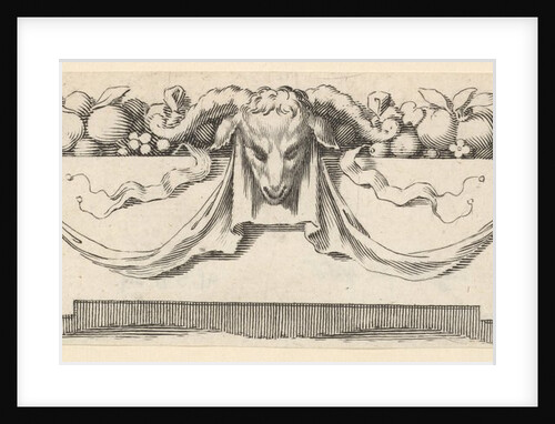 Headband with Ram's Head by Claude Mellan