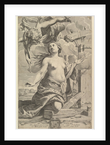 Martyrdom of St. Catherine, 1625 by Claude Mellan