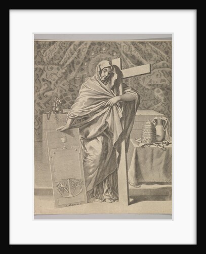 Personification of Faith, 1642 by Claude Mellan