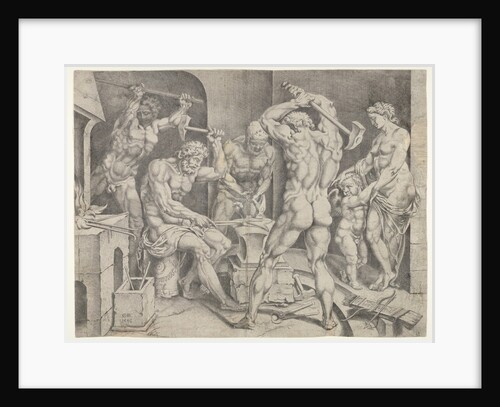 The Forge of Vulcan, 1546 by Cornelis Bos