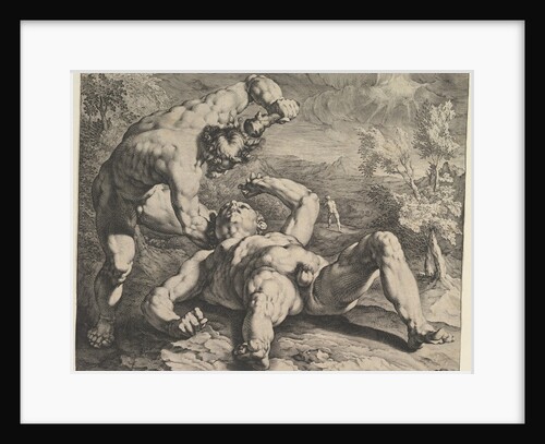 Cain Killing Abel, ca. 1591 by Cornelis Cornelisz van Haarlem/Jan Muller