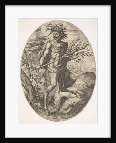 Sylvanus from The Rural Gods, 1565 by Cornelis Cort