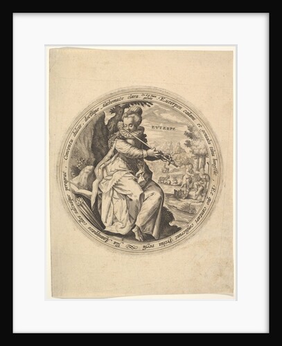 Euterpe, from The Muses by Crispijn de Passe I