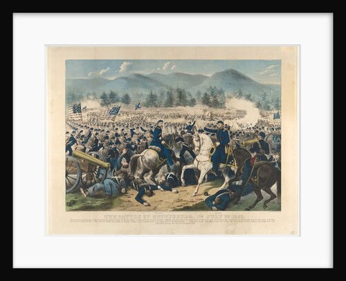 The Battle of Gettysburg, Pa., July 3rd, 1863, 1863 by Currier and Ives