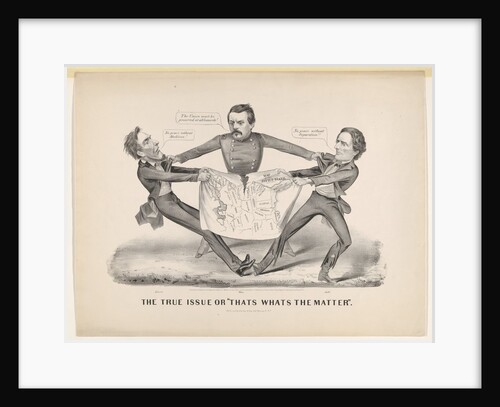 The True Issue or 'Thats Whats the Matter', 1864 by Currier and Ives