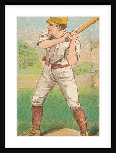 Rooks, Batter, Lacrosse, from the Gold Coin series for Gold Coin Chewing Tobacco, 1887 by D Buchner & Co