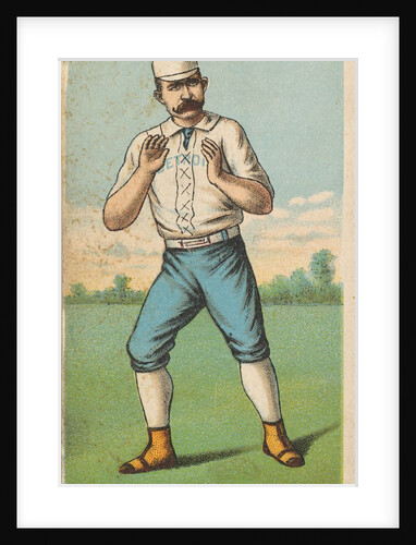 Thompson, Right Field, Detroit, from 'Gold Coin' Tobacco Issue, 1887 by D Buchner & Co