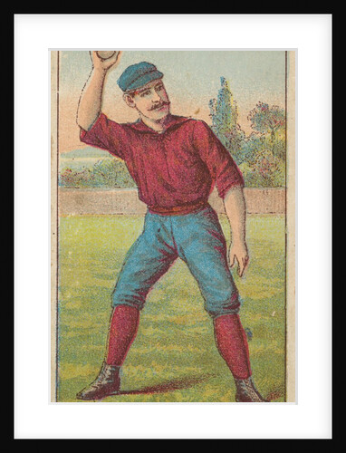 Welch, Center Field, St. Louis, from the 'Gold Coin' Tobacco Issue, 1887 by D Buchner & Co