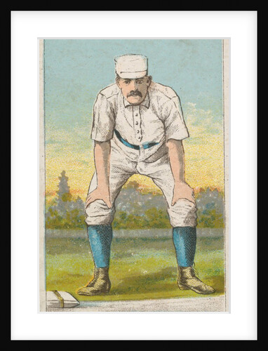 White, 3rd Base, Detroit, from the 'Gold Coin' Tobacco Issue, 1887 by D Buchner & Co