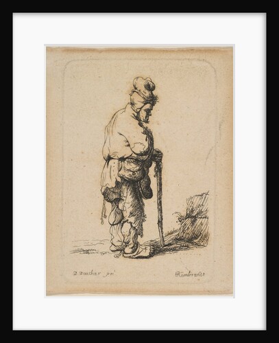 Beggar Leaning on a Stick by David Deuchar