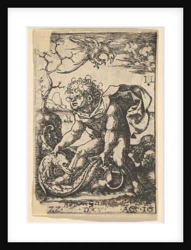 Man with a Fish, August 16, 1522 by Dirck Vellert