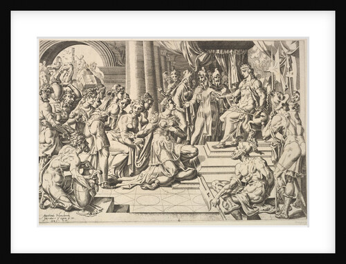 Solomon and the Queen of Sheba, 1549 by Dirck Volkertsen Coornhert