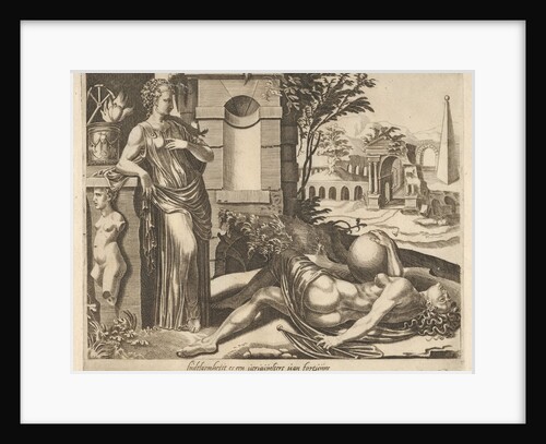 Patience as the Victor over Fortune from Six Sayings about Fortune, ca. 1560 by Dirck Volkertsen Coornhert