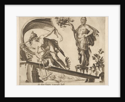 When Fortune Is Abundant, the Fall Will Be Deeper from Six Sayings about Fortune, ca. 1560 by Dirck Volkertsen Coornhert