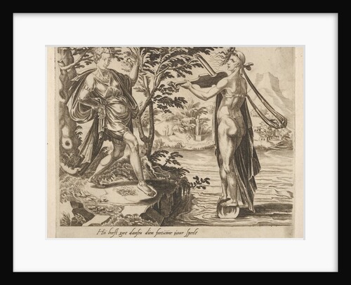 The One to Whom Fortune Is Playing Will Dance Merrily from Six Sayings about Fortune, ca. 1560 by Dirck Volkertsen Coornhert