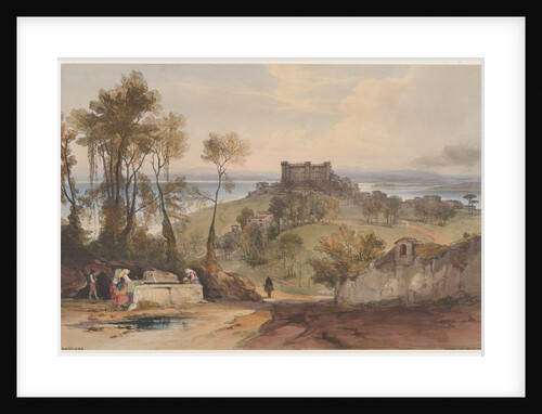 Bracciano, 1841 by Edward Lear