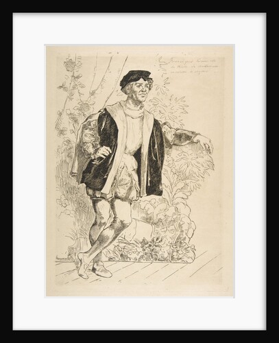 Portrait of Fernand, 1876 by Felix Bracquemond