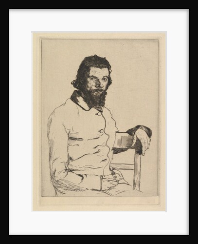 Portrait of Charles Meryon, 1853 by Felix Bracquemond