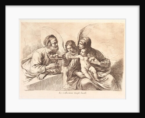 Holy Family with an Angel Who Offers Fruit to the Christ Child: Raccolta di alcuni disegni…, 1764 by Francesco Bartolozzi