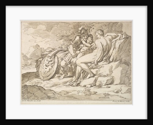 Venus, Mars, and Cupid, 1725-80 by Francesco Lamarra