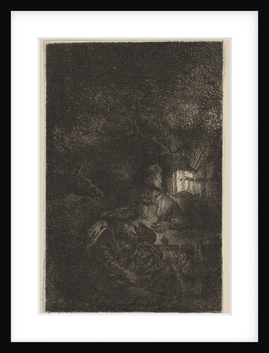 The Rest on the Flight into Egypt: A Night Piece, late 18th-mid-19th century by Francesco Novelli