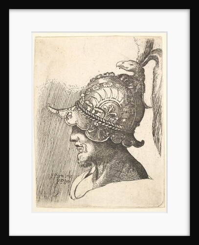 Helmeted head, 1662-78 by Francis Place