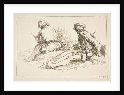 Sheet of Sketches, 1753 by Francois Boucher