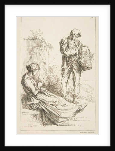 Sheet of Sketches, 1753 by Francois Boucher