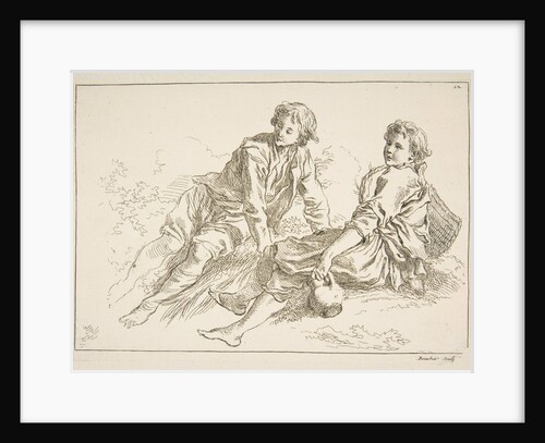 Sheet of Sketches, 1753 by Francois Boucher