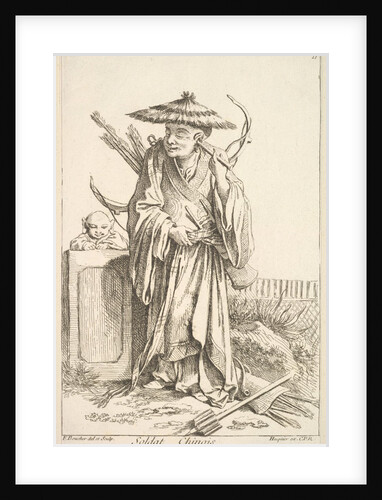 Chinese Soldier, 1738-45 by Francois Boucher
