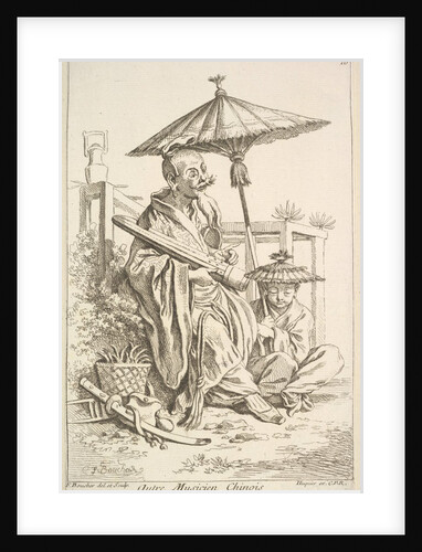 Another Chinese Musician, 1738-45 by Francois Boucher