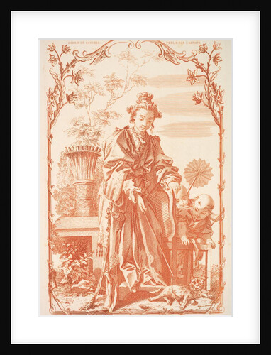 Woman Playing with a Cat, 19th century by Unknown