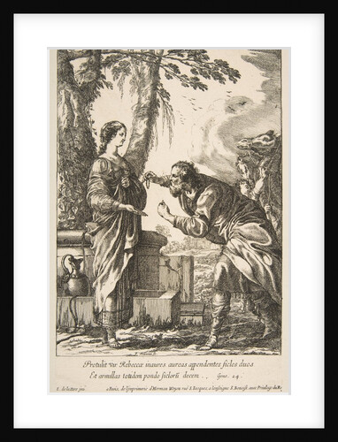 Rebecca and Eliezer by Francois Chauveau