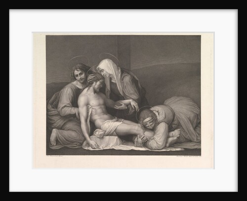The Lamentation of Christ, 1841 by Franz Anton Erich Moritz Steinla