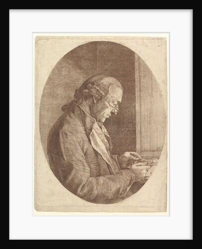 Portrait of an Artist Sketching a Portrait Miniature, 1799 by Franz Jakob Josef Ignatz von Predl