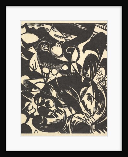 Creation I from the portfolio 'New Eu…, 1914 by Franz Marc