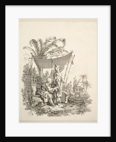 Woman Showing Curiosities to Soldier, ca. 1742 by Gabriel Huquier