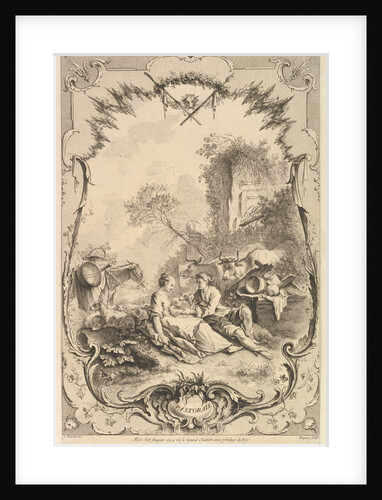Pastorale, 18th century by Gabriel Huquier