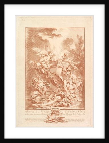 Allégorie pour la Commémoration d'un Mariag by Gilles Demarteau