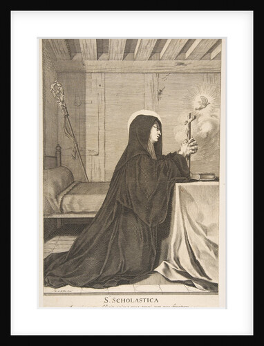 St. Scholastica by Gilles Rousselet